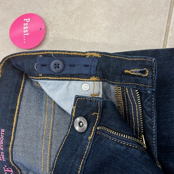 Brand new girl blue jeans with tags: Size 10 - Picture 4 of 5